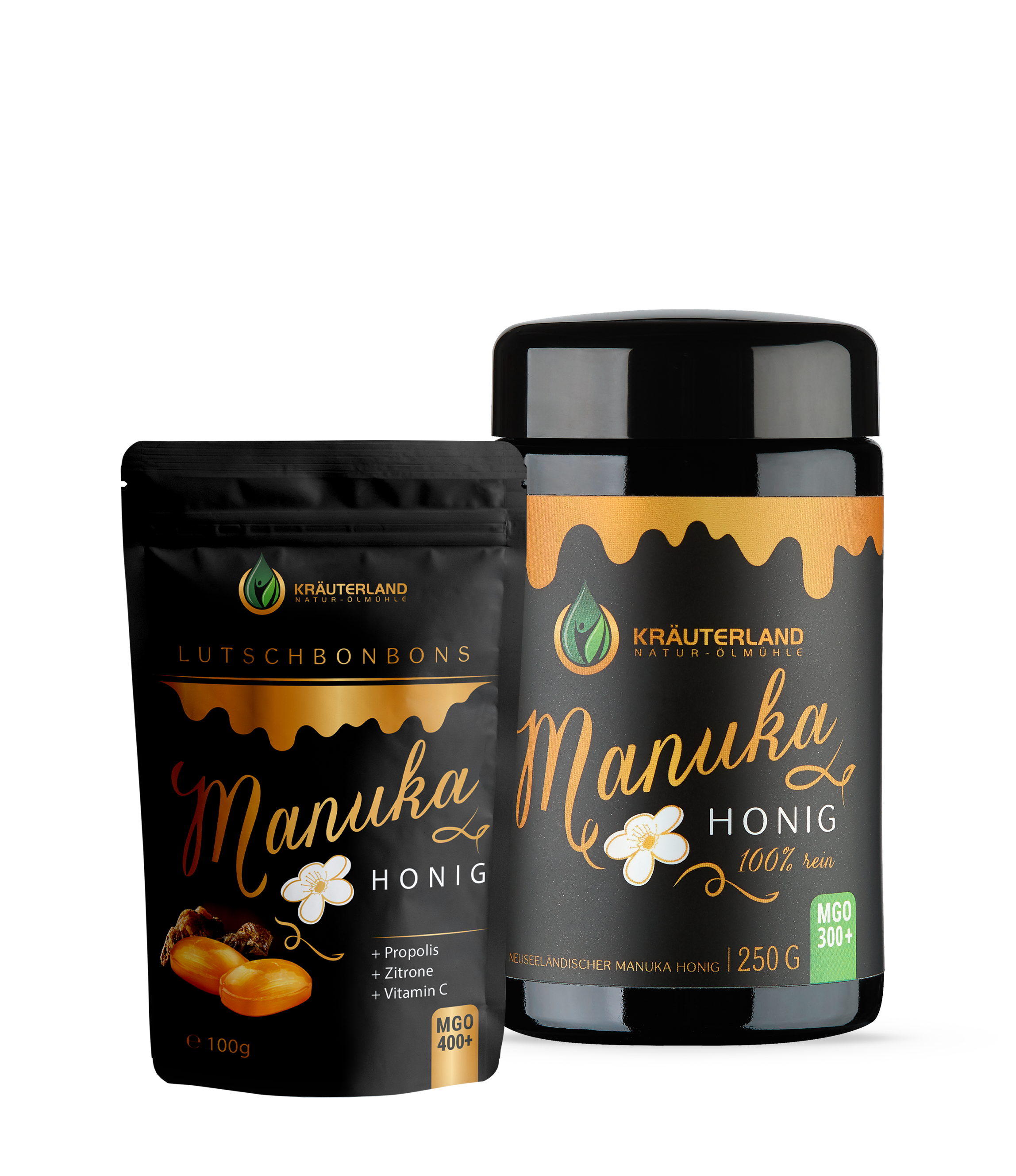 Set Manuka Honig MGO 300+ 250g & Bonbons 100g